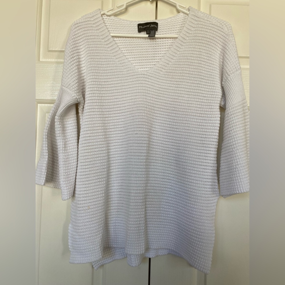Vintage Michael Stand white sweater!